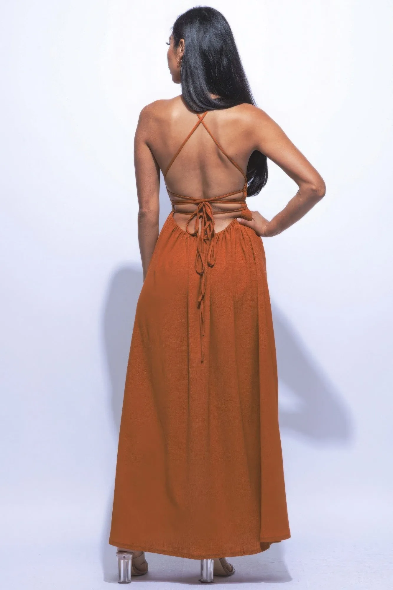 Vera Side Slit Maxi Dress