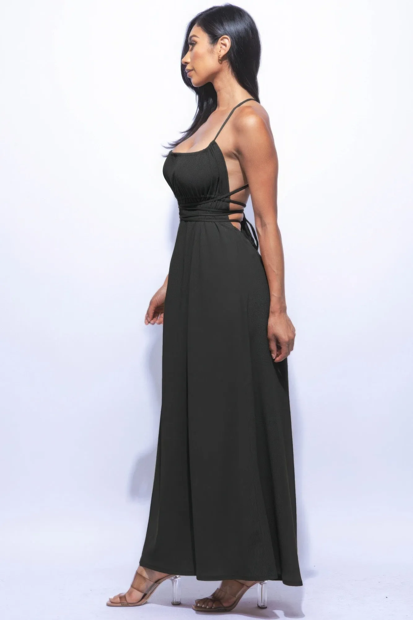 Vera Side Slit Maxi Dress