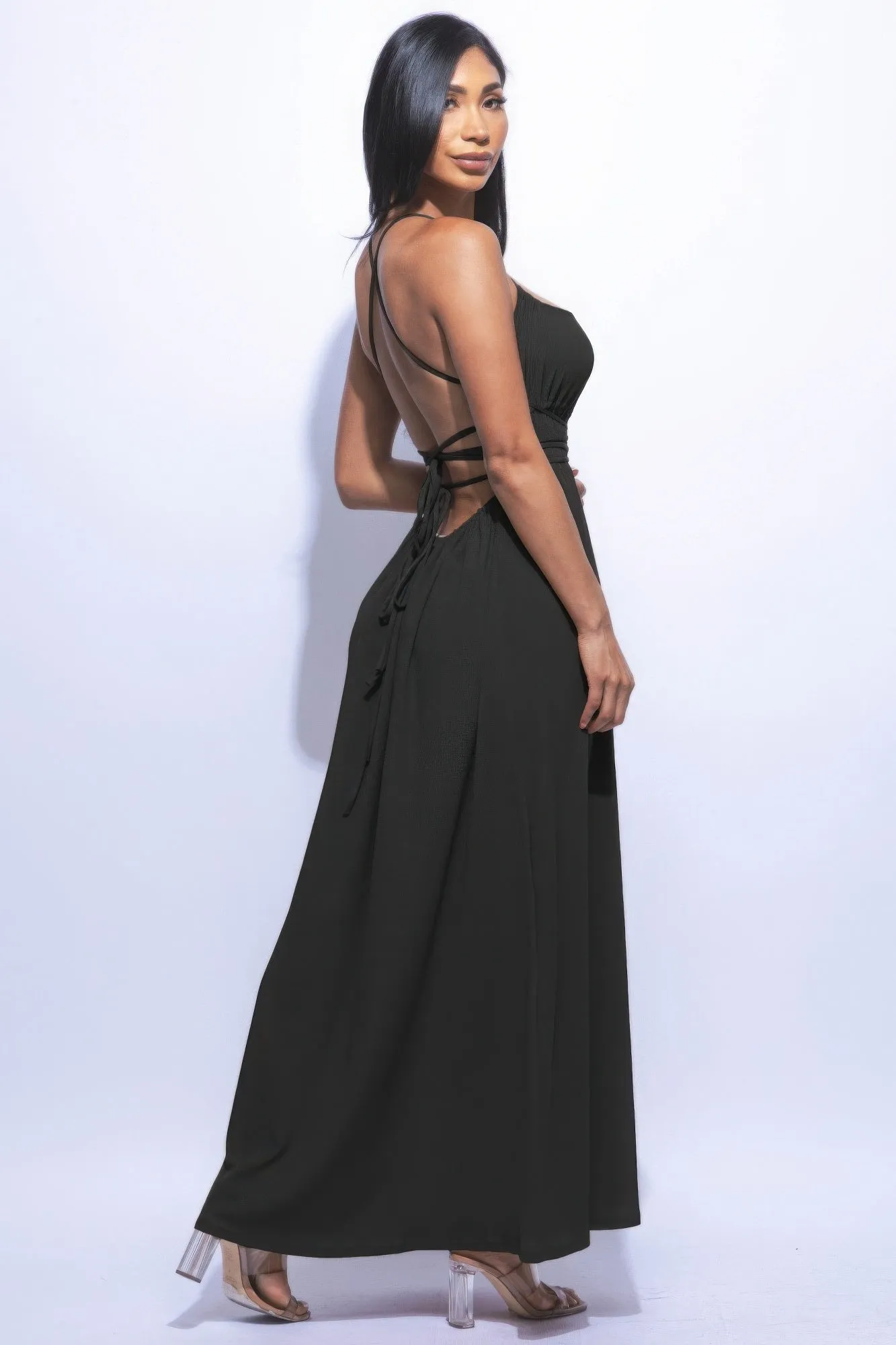 Vera Side Slit Maxi Dress