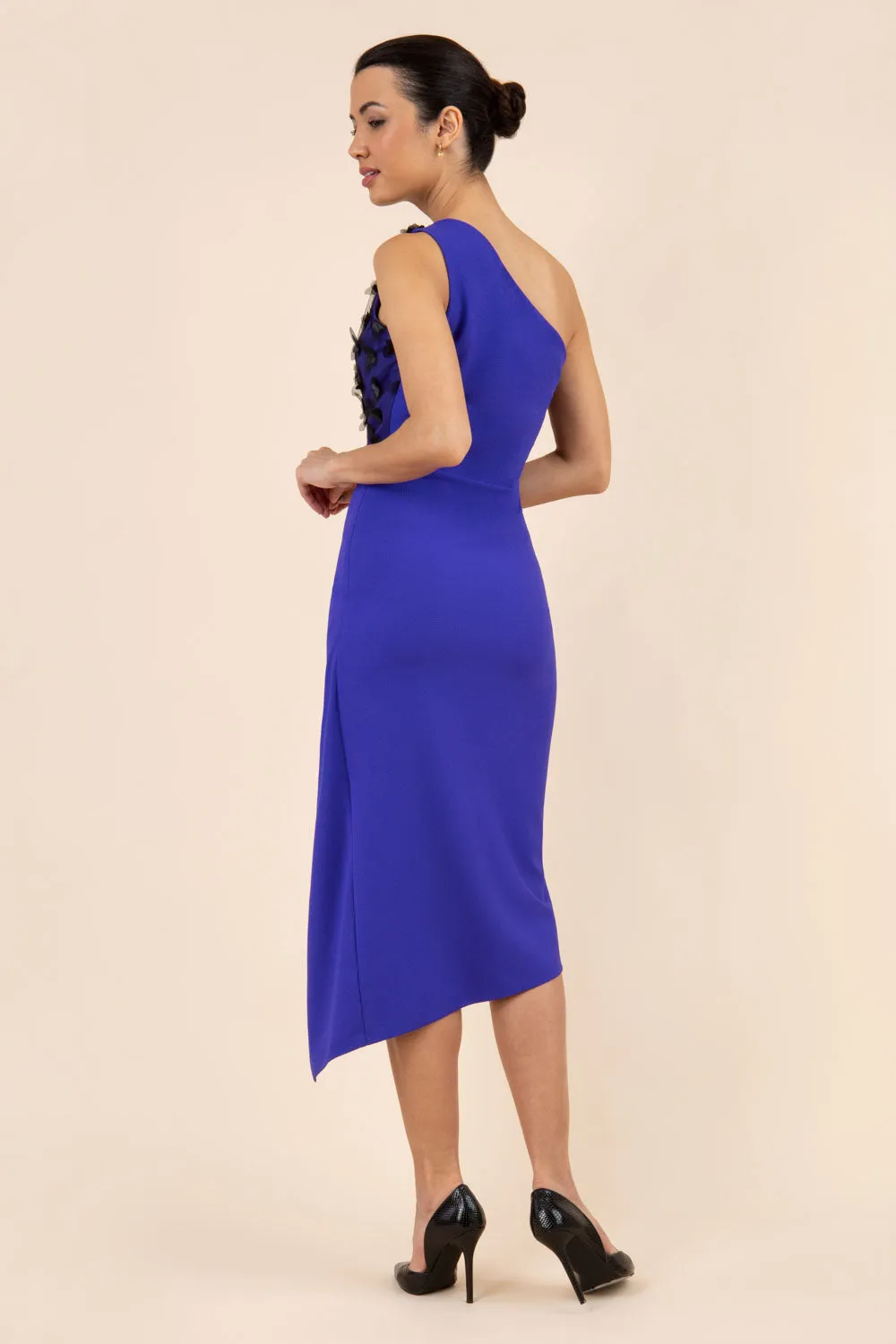 Winslow Asymmetric Sleeveless Midaxi Dress