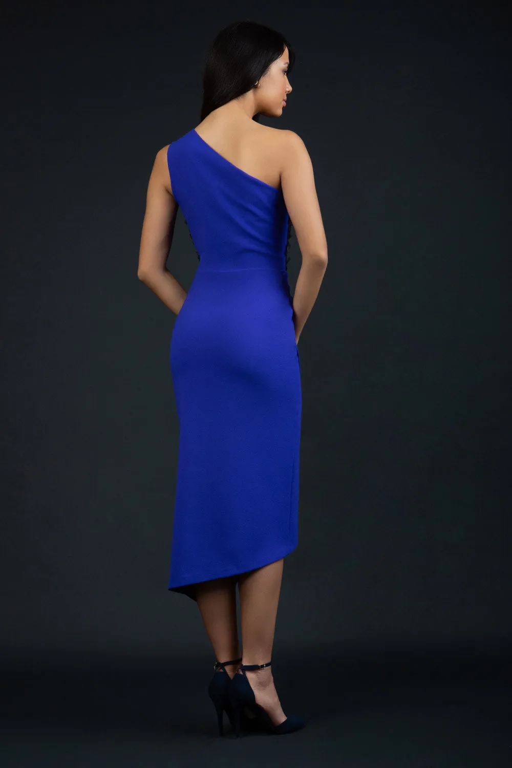 Winslow Asymmetric Sleeveless Midaxi Dress