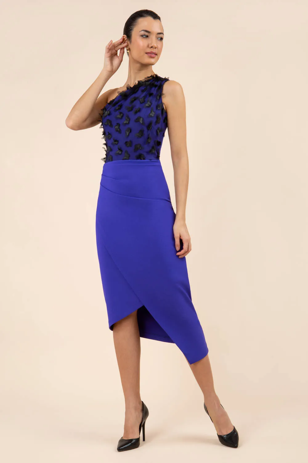 Winslow Asymmetric Sleeveless Midaxi Dress