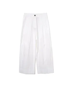 【WOMEN】STUDIO NICHOLSON THOMPSON - DOUBLE PLEAT WIDE LEG ANKLE GRAZER